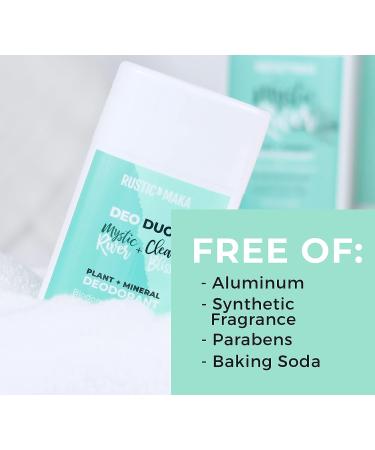 Rustic MAKA Natural Deodorant Duo - Mystic River & Clean Bliss | Aluminum-Free, Paraben-Free, Prebiotic | Vegan & Cruelty-Free - Buy Online on SooperMarket.com