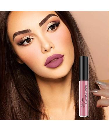 Long-Lasting Matt Liquid Lipstick Set for Dark Skin | Non-Stick Coating & 24-Hour Wear - Perfect Red Matte Lip Stain for Women - Buy Online on SooperMarket.com