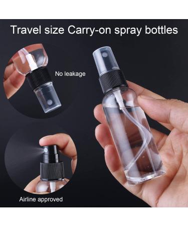 Squeezable Travel Bottles Set | TSA Approved Containers with Clear Quartz Bag | Refillable Toiletry Bottles for Liquids - Buy Online on SooperMarket.com