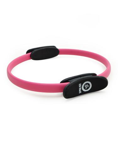 Zen Power Pilates Ring/Yoga Ring - Training device for effective strength and resistance training Circle with 38cm diameter Pink