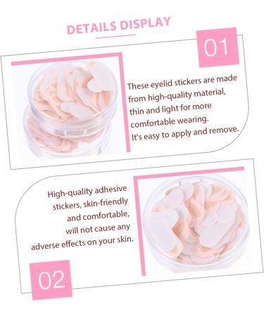 WOFASHPURET 2 Boxes Double Eyelid Sticker Decor Instant Double Eyelid Strip Eyelid Cosmetics Accessories Shaping - Buy Online on SooperMarket.com