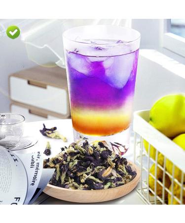 Plant Gift - Blue Butterfly Flower Herbal Tea -40G/1.41oz (135 Cups) | Natural Food Coloring Iced Tea Cocktails Mocktails | Caffeine free - Thai tea - Buy Online on SooperMarket.com