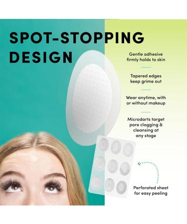 Shop Dots for Spots Micro Dot Anti Pimple Patch - Oval 9 Pack | Fast-Acting Hydrocolloid Acne Treatment | Vegan & Cruelty-Free - Buy Online on SooperMarket.com
