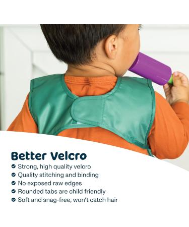 Shop Tiny Twinkle Mess-Proof Toddler Bibs | 2 Pack Sand & Cinnamon - Perfect Baby Food Bibs for Ages 2-4 - Buy Online on SooperMarket.com