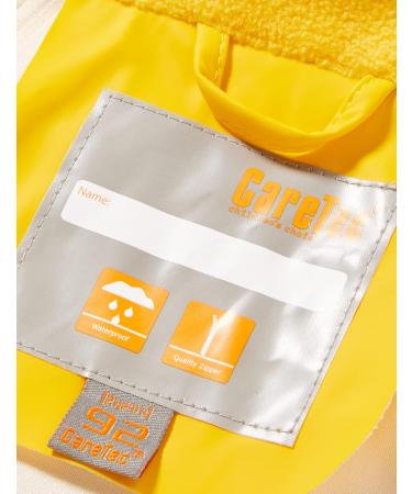 CareTec Unisex Kid's Waterproof Rain Jacket - Yellow (Size 128) - Fleece-Free PU Material - Buy Online on SooperMarket.com
