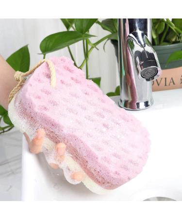 Dravency Large Body Scrubber Sponge Set - Bath Loofah Sponge for Women and Men - No Disintegration or Mould - Buy Online on SooperMarket.com