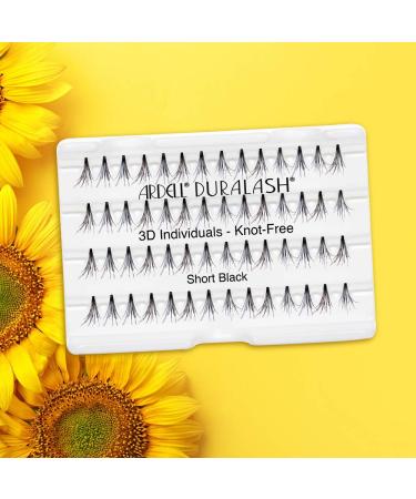 Ardell 3D Short Black False Lashes x4 Packs - Natural Looking Individuals - Buy Online on SooperMarket.com