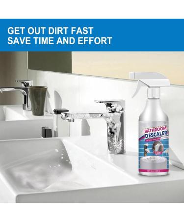 Stubborn Stains Cleaner Bathroom Foam Cleaner Spray All-Purpose Bathroom Descaler Foam Spray Powerful Descaling Cleaning Agent for Bathroom Toilet Bath Shower Glass (1Pcs) - Buy Online on SooperMarket.com