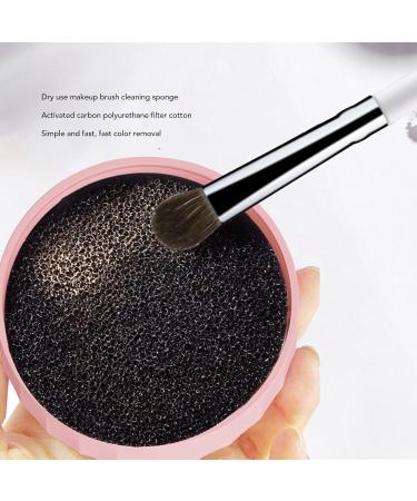 Makeup Brush Cleaning Tray with Suction Cup | Fast Color Removal Cosmetic Brush Cleaner - Buy Online on SooperMarket.com
