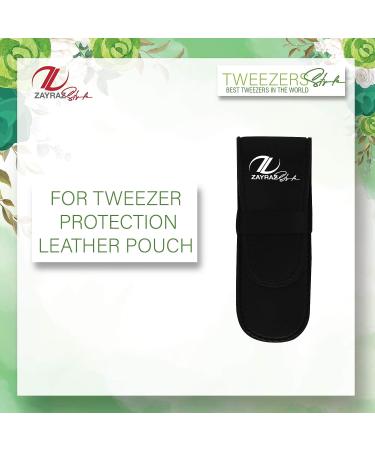 Surgical Tweezers for Ingrown Hair Removal - Precision Needle Nose Pointed Tweezers for Splinters, Ticks, Glass - Ideal for Eyebrow & Facial Hair - Green - Buy Online on SooperMarket.com