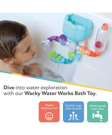 Nuby Wacky Water Works Pipes Bath Toy - Fun for 3 Year Olds - Buy Online on SooperMarket.com