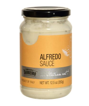 Mantova Compagnia Sanremo Alfredo Great Tasting Italian Cheese Sauce, Product of Italy, 12.5 Oz, Pack of 2