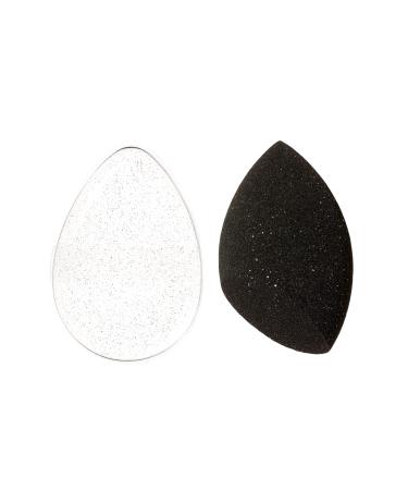 e.l.f. Silicone Blender Highlighting Sponge Duo Sponge For Applying Face Makeup & Precision Sponge For Highlighter & Concealer Vegan & Cruelty-Free