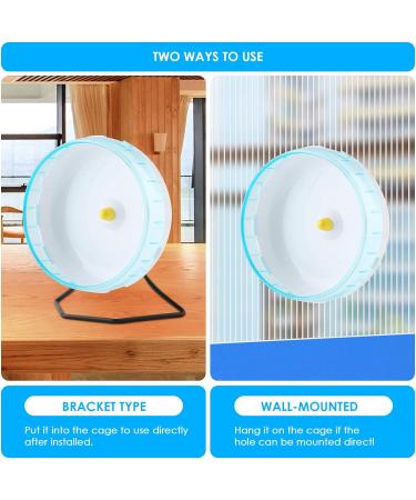 iFCOW 21cm Silent Hamster Running Wheel - Exercise Toy for Pet Mouse, Gerbil, and Rats - Buy Online on SooperMarket.com