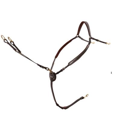 Passier Breastplate Marcus Ehning black silver with martingale fork Full