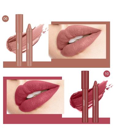 Ownest 6-Piece Matte Velvet Lipstick Set for Women - Long Lasting & Moisturizing - Buy Online on SooperMarket.com