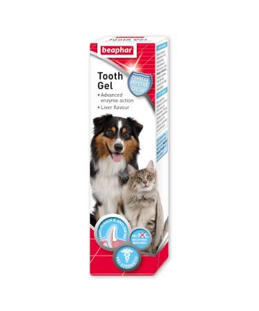 Beaphar | Advanced-Enzyme Toothgel | Dental Care for Dogs & Cats | Non-Brush Alternative | Helps Prevent Bad Breath & Combat Plaque | 100g Tube 100 g (Pack of 1) Single