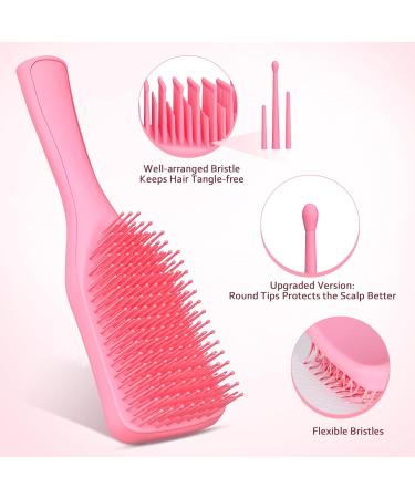 Shinlea Hairbrush - Degrade-Free Styling Brush for Wet & Dry Hair | Reduces Breakage & Eliminates Knots | Perfect for All Hair Types | Pink - Buy Online on SooperMarket.com