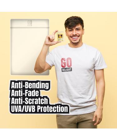 Semi Rigid Card Holders with 50 Penny Sleeves - Baseball Card Protectors 3-5/16 x 4-7/8 - 50 Pack Trading Card Sleeves - Buy Online on SooperMarket.com
