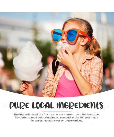 Baking Beauty and Beyond Premium Floss Sugar for Cotton Candy - 400g Plain White Floss Sugar with Natural Ingredients for All Occasions - Buy Online on SooperMarket.com