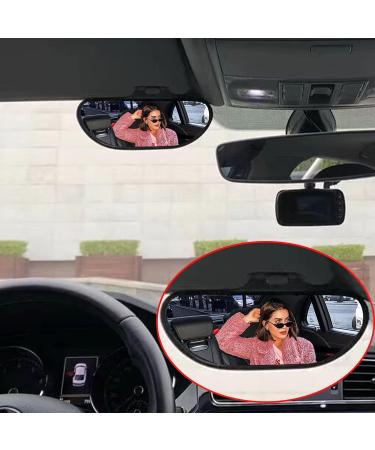 Baby Backseat Mirror - 360 Rotatable Rearview Safety Mirror with Adjustable Angle and Suction Cup - Black - Buy Online on SooperMarket.com