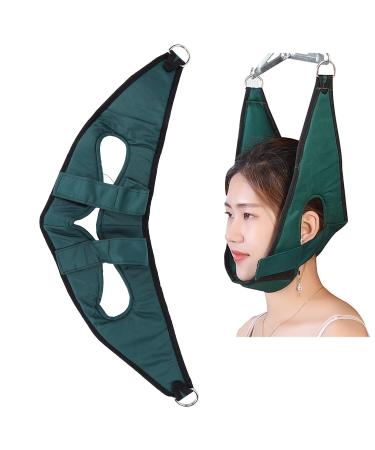 Cervical Traction Belt Cervical Neck Traction Device Strong Breathable Neck Overhead Traction Stretcher Portable Over Door Device for Neck Pain Relief for Arthritis Physical Therapy Home