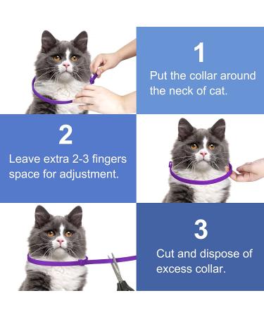 2 Pack Cat Flea Collar | 8 Months Protection | Repels Fleas & Ticks | Safe & Effective Prevention - Buy Online on SooperMarket.com