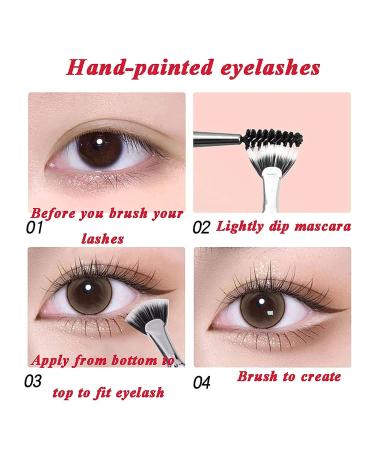 Dolly Mascara Fan Brush Set - Angled Fan Shaped Eyelash Brushes for Perfect Lashes (5PCS) - Buy Online on SooperMarket.com
