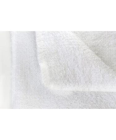 DecorRack 10 Pack 100% Cotton Wash Cloth 12x12 Inch Ultra Absorbent White Washcloths - Luxury Soft & Machine Washable (10 Pack) - Buy Online on SooperMarket.com
