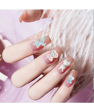 72 Pcs Aurora Teddy Bear Nail Charms - Cute 3D Animal Nail Art Decorations - Buy Online on SooperMarket.com