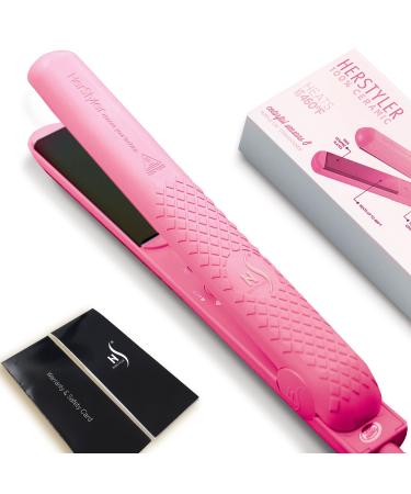 Herstyler Ceramic Flat Straightener Pink