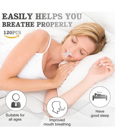 120 PCS Mouth Tape for Sleeping | Stop Snoring | Snoring Relief for Men and Women - Buy Online on SooperMarket.com