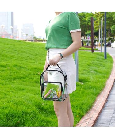 Clear Crossbody Stadium Approved Tote Bag for Concerts & Sports Events - Buy Online on SooperMarket.com