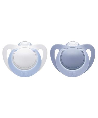 NUK Orthodontic Pacifier 0-2 Months 2 Pack