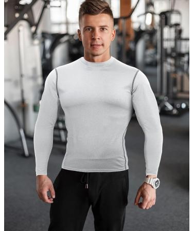 Hicarer 6 Pack Men's Athletic Compression Shirts - Dry Fit Workout Running Top - XX-Large - Buy Online on SooperMarket.com