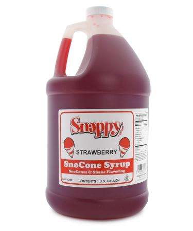 Snappy Strawberry Sno Cone Syrup, 128 Fl Oz