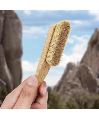 Premium Rock Climbing Brush with Thick Boar's Hair Bristles - Durable Bouldering Brush with Strong Handle | Ideal Rock Climbing Gift - Buy Online on SooperMarket.com