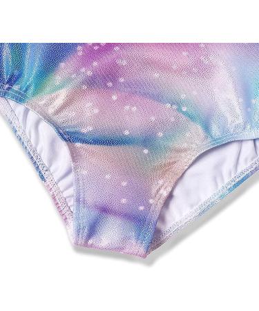 EQSJIU Girls Gymnastics Leotard 3-4T Sparkly Rainbow Galaxy Aurora Butterfly Flower Dancewear - Buy Online on SooperMarket.com