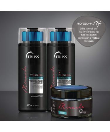 TRUSS Miracle Conditioner and Shampoo Set Bundle with Hair Mask - Buy Online on SooperMarket.com