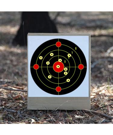 12 Inch & 7 Inch Self Adhesive Shooting Targets - Splatter Reactive with Cover-up Patches (30 Pack) - for Gun, Pistol, Rifle, Airsoft, Pellet Gun - Buy Online on SooperMarket.com