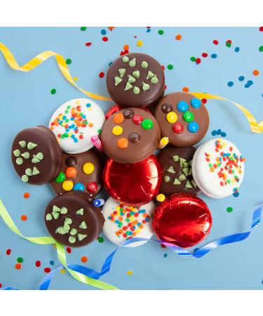 CY Chocolates Birthday Deluxe Chocolate Covered Oreos - 12 Piece Gift Box - Buy Online on SooperMarket.com