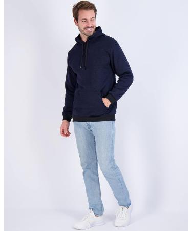 3 Pack Men's Plush Fleece Pullover Hoodies - Long Sleeve Hooded Sweatshirts with Kangaroo Pockets - Big & Tall Sizes - X-Large Set of 6 - Buy Online on SooperMarket.com
