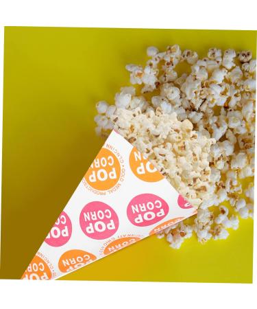 Didiseaon 150 Pcs Popcorn Bag Party Wedding Cone Bags Christmas Gift Bags Cone Treat Bags Popcorn Servings Bags Popcorn Cone Bags Popcorn Cones Bags Clear Goody Bag Child Mini Snack Paper - Buy Online on SooperMarket.com