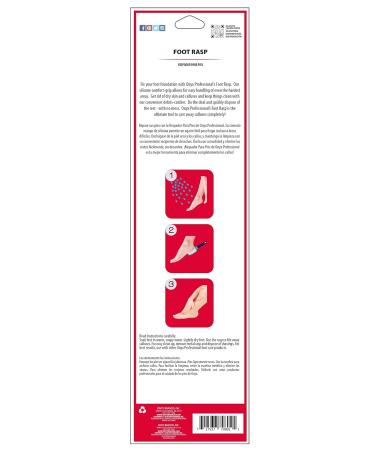 Onyx Professional Foot Rasp - Stainless Steel Callus Remover & Dead Skin Scrubber for Smooth Feet | Lightweight & Mess-Free Foot Care Tool - Buy Online on SooperMarket.com