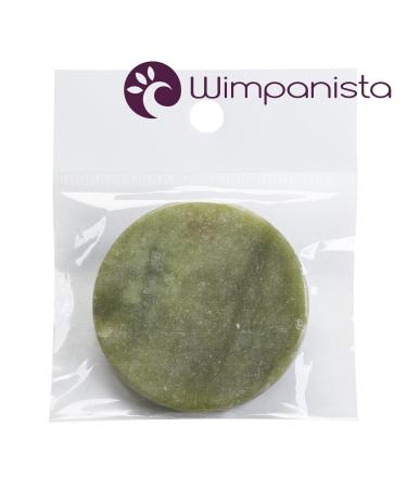 Jadestein for the eyelash extension.The jadestein is 4 cm in diameter jade for the application of individual eyelashes or volume eyelashes