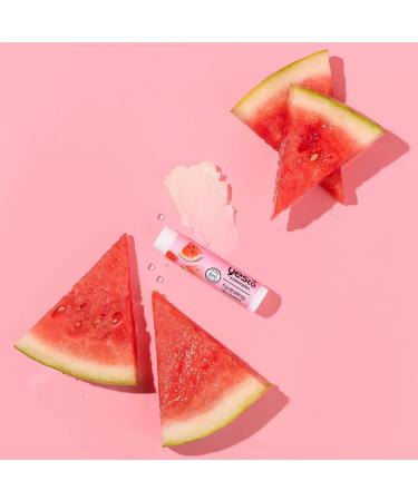 Yes To Watermelon Hydrating Lip Balm - 3-Pack | Non-Sticky Moisture Lock Natural & Cruelty-Free | Restores Dry Cracked Lips | 0.15 Oz Each - Buy Online on SooperMarket.com