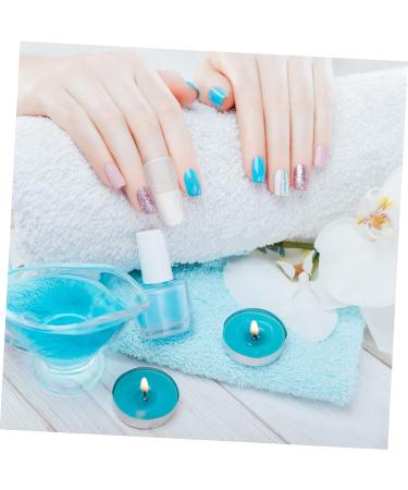 Beavorty 60 Pcs Nail case nail polish protector nail polish holder gel for nails nail art gel finger nail soak off nail polish cap holder nail polish cover nail polish varnish shield hat 4x2cmx3pcs As Shownx3pcs - Buy Online on SooperMarket.com