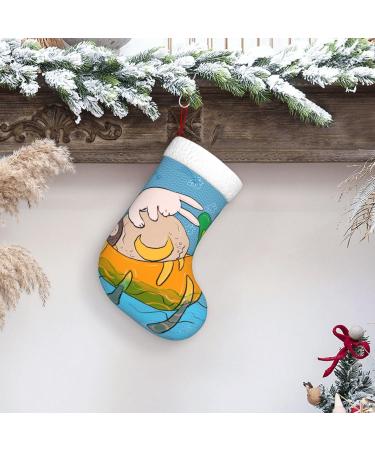 YYHHAOFA Sunflower Seeds and Rabbits Prints Christmas Decorative Stockings : Soft Light and Tactile Suitable for Christmas Halloween - Buy Online on SooperMarket.com