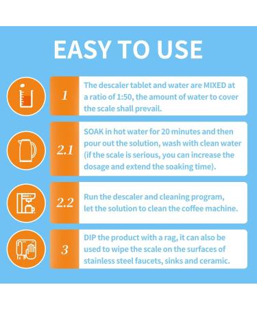 Buy NATRUTH 20 Pack Limescale Removal & Odor-Free Cleaning Tablets | Efficient Kettle & Coffee Cup Descaler for Stainless Steel | International Shipping Available - Buy Online on SooperMarket.com