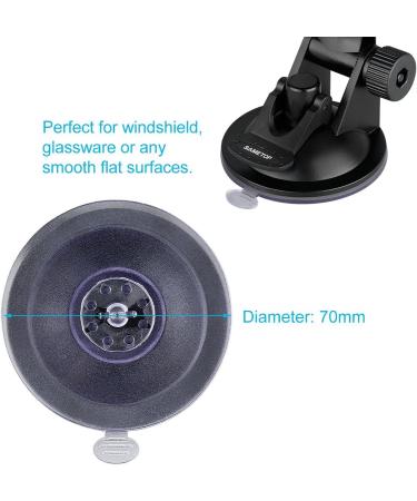 Sametop Suction Cup Mount for GoPro, DJI, and Action Cameras - Ideal for Car Windshield - Buy Online on SooperMarket.com